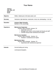 jack of all trades resume template
