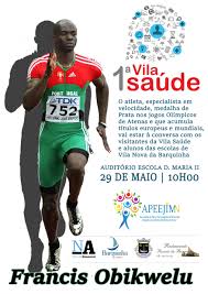 He was the 2004 olympic silver medalist in the 100 metres. Atletismo Jornal Novo Almourol