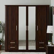 Wardrobe and chest of drawers. Shop Optec 4 Door Wardrobe With Mirror And 4 Drawers Online Home Centre Uae