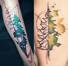 Watercolor tattoos are also a new creative in tattoo art. 60 Lebendige Und Attraktive Geometric Watercolor Tattoo Ideen Freshouse