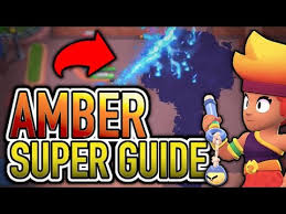 Get brawl stars statistics directly on our website. How To Use Amber Super Brawl Stars New Brawler Amber Guide Youtube