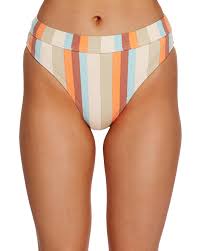 Rainbow Stripe Maui Rider Bikini Bottom