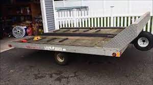 How To Replace The Plywood On Your Snowmobile Trailer Youtube
