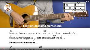 Heut ist nikolaus abend da. Lieber Guter Nikolaus Komme Bald In Unser Haus Nikolauslied Mit Akkorden Text Fur Gitarre Youtube