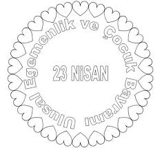 Okul Bahcesi 23 Nisan Boyama Sayfalari Boyama Sayfalari Nisan Mandala