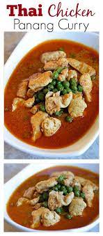 Thai Chicken Panang Curry A Tad Too Spicy For Me In 2021 Curry Recipes Recipes Asian Recipes