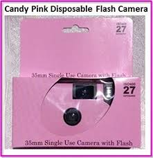 5 Candy Pink Disposable Flash Cameras Can Be Used For Wedding Birthday Baby Shower Anniversary Or Any Party Pretty Plain Design 35mm 27exposures Buy Online In Grenada At Desertcart 11120643
