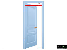 You've now got the dimensions for your new door. Door Size Guide Emerald Doors