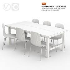 Maybe you would like to learn more about one of these? Ikea Nordviken Dining Table With Six Leifarne Chairs 3d Model Download 3d Model Ikea Nordviken Dining Table With Six Leifarne Chairs 25877 3dbaza Com