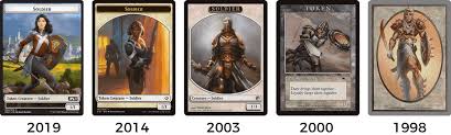 Whenever briarbridge patrol deals damage to one or more creatures, investigate. How The Design Of Mtg Token Card Frames Have Evolved Mtg Onl Tokens