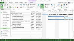 Changing Views In Microsoft Project 2013 2010 Tutorial Microsoft Project Biography Book Report Template Report Template