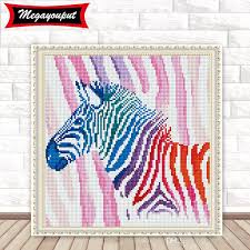Wholesale Full 5d Diamond Painting Kits Embroidery Horse Cross Stitch Kits Living Room Mosaic Pattern Fast Shipping