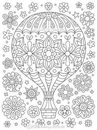 Search images from huge database containing over 620,000 coloring pages. Hot Air Balloon Coloring Pages For Adult