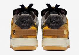 The upper of the air force 1 low model is constructed of suede, canvas and leather panels marked with cactus jack printing and abstract patterns. Complete Look At Travis Scott X Nike Af1 Cactus Jack Fashion Inspiration And Discovery