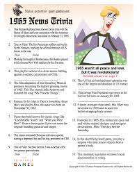 Read on for some hilarious trivia questions that will make your brain and your funny bone work overtime. 1965 News Trivia Page 1 Gif 1 236 1 600 Pixels Trivia Trivia For Seniors Trivia Quiz Questions