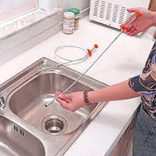 Vigorously work the plunger up and down several times before quickly pulling it off the drain opening. 60cm Cleaning Tools Household For Kitchen Sink Spring Pipe Dredging Tools Drain Snake Drain Cleaner Buy 60cm Cleaning Tools Household For Kitchen Sink Spring Pipe Dredging Tools Drain Snake Drain Cleaner