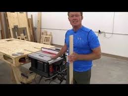 Sawstop Jobsite Saw Will It Run A Dado Blade Jobsite Paulk Workbench Workbench