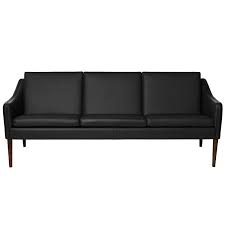Very important to provide correct mobile phone number, as it is book in delivery service, after dispatch following day you will receive sms, to book in convenient delivery time. Warm Nordic Mr Olsen Sofa 3 Seater Walnut Black Leather Finnish Design Shop