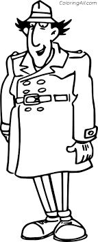 Two live action films featuring this unusual hero and starring matthew broderick. Simple Inspector Gadget Coloring Page Coloringall
