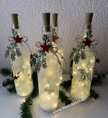 Pin By Kate On Adornos Navidad Manualidades In 2020 Wine Bottle Crafts Christmas Christmas Lights Bottle Bottle Crafts