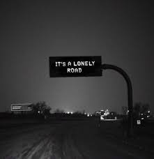 Black And White Road Aesthetic Night Its A Lonely Road Black Aesthetic Wallpaper Black And White Picture Wall Black Aesthetic