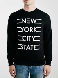 Schwarzes New York Texture Sweatshirt Herren Hoodies Sweatshirts Kleidung Tisort Modelleri Tisort Desenler