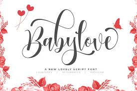 Noodle script may be duplicated and given away as. Babylove 449090 Valentines Font Bundles