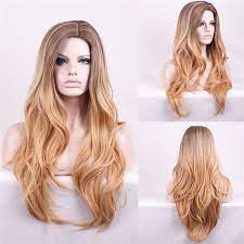 Iki Renk Ombre Peruk Ombre Sac Renkler