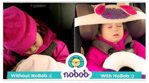 nobob the best head support for comfortable travel napping baby car seats supportive headed