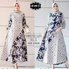 Anda kini bisa menggunakan model baju gamis batik untuk keperluan sehari hari, seperti menghadiri acara pesta, keluarga maupun pernikahan. 55 Model Baju Gamis Batik Cantik Terbaru Muda Co Id