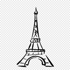 Eiffel Tower Illustration Eiffel Tower Drawing Eiffel Tower Pencil Cartoon Png Pngegg