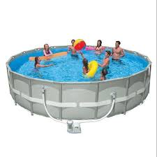 Turn your pool deck into a comfortable lounging area. Intex 18 X 48 Ultra Frame Above Ground Swimming Pool With Filter Pump Walmart Com Walmart Com