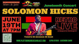 Juneteenth Concert with Solomon Hicks