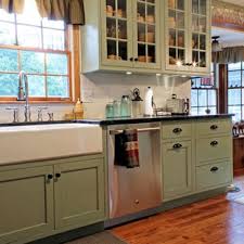 Sage green custom cabinets with soapstone countertops. Sage Green Cabinets Houzz