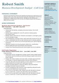 business development analyst resume
