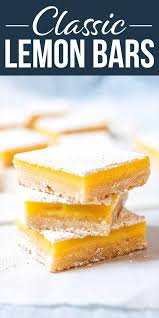 Classic Lemon Bars Recipe Simplyrecipes Com Recipe Lemon Bars Recipe Classic Lemon Bars Lemon Bars
