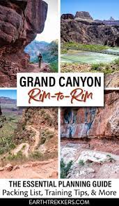 Grand Canyon Rim To Rim Hike Planning Guide And Checklist Grand Canyon Hiking Grand Canyon Canyon