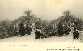 Les buttes chaumont sous la neige. Paris Buttes Chaumont Sous La Neige Carte Postale Ancienne Et Vue D Hier Et Aujourd Hui Geneanet
