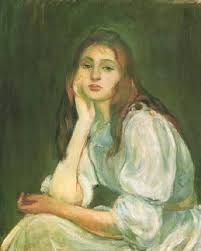 Morisot's bold brushwork animates this portrait in a light. Berthe Morisot Peira Berthe Morisot The Dining Room Of The