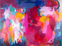 Better Together 2015 Pink Abstract Art Abstract Art Paintings Acrylics Abstract Art Painting Techniques