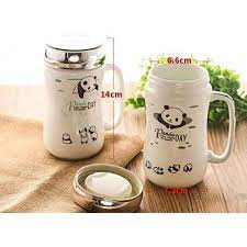 Check out our ceramic mug with lid selection for the very best in unique or custom, handmade pieces from our mugs shops. White Ceramic Mirror Lid Coffee Mug For Home Rs 160 Piece Ss Goyal Trading Co Id 21347900055