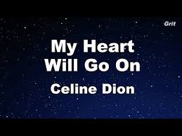 My Heart Will Go On Celine Dion Karaoke With Guide Melody Youtube