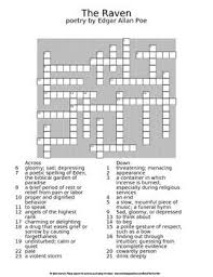 The Raven Edgar Allan Poe Guided Reading Worksheet Crossword And Wordsearch Guided Reading Worksheets Reading Worksheets Edgar Allan Poe