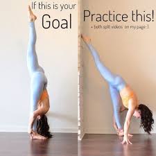 Standing Half Split Tips You Want To Warm Up Your Splits And Center Slips As Easy Yoga Workouts Flexibility Workout Yoga Fitness