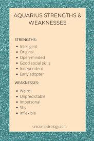 Aquarius Zodiac Sign Strengths And Weaknesses In Astrology Zodiac Signs Aquarius Aquarius Zodiac Aquarius Horoscope