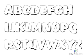 Buchstaben schablone zum ausdrucken din a4. Buchstaben Ausmalen Alphabet Malvorlagen A Z Babyduda