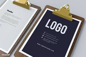 Download Premium Psd Of Clipboard With A Document Mockup 531812 Menu Mockup Paper Texture Mockup Vector Business Card