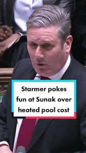 Keir Starmer pokes fun at Rishi Sunak's private swimming pool in PMQs  debate over housing costs #politics #PMQs #news #keirstarmer #rishi  #rishisunak #labour #tories #tory #swimmingpool #primeminister ...