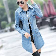Materiales de alta calidad, combinar con cualquier pantalón y pantalones cortos. 2019 Chaquetas De Mezclilla Mujer Agujero Novio De Manga Larga Estilo Vintage Chaqueta De Mezclilla Suelta Primavera Otono Chaqueta De Mezclilla Vest Femme C Chaquetas Basicas Aliexpress