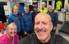 I supported @bryn_davis11 and his Men's move for @movember social run as a  Mo Sista 🥸 It is important for women to “Stand by their man” and support  the men in their